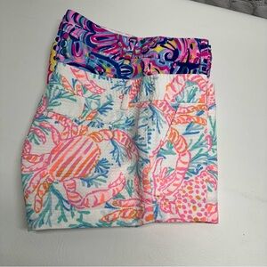 ✨Bundle ✨Lilly Pulitzer Pink and Blue Women's set of two Shorts like new